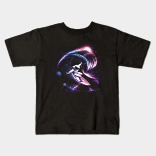 Surfing The Universe Gravity Kids T-Shirt